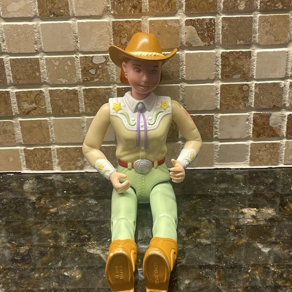Fisher Price Loving Family Dollhouse Western Rider Sara Cowgirl - 2001 Mattel